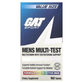Thực phẩm chức năng GAT Mens Multi + Test 150 Tablets 816170021109