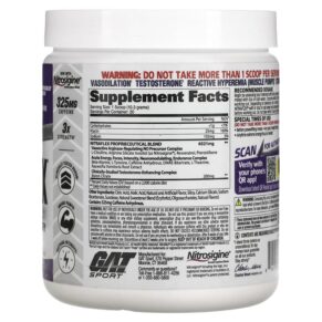 GAT Sport NITRAFLEX Grape 10.9 oz (309 g) 3 Thực phẩm bổ sung GAT Sport NITRAFLEX Grape 10.9 oz (309 g) 816170022144