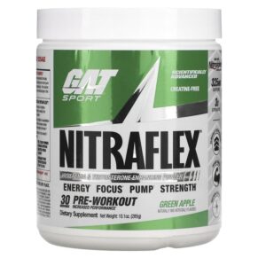 Thực phẩm chức năng GAT Sport NITRAFLEX Green Apple 10.1 oz (285 g) 859613648884