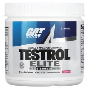 Thực phẩm chức năng GAT Testrol Elite Testosterone Booster Raging Razz 6.1 oz (174 g) 816170022816