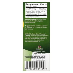 Genceutic Naturals 24hr CoQ10 100 mg 60 Vegetarian Capsules 3 Thực phẩm bổ sung Genceutic Naturals 24hr CoQ10 100 mg 60 Vegetarian Capsules 896245001182