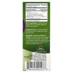 Thực phẩm bổ sung Genceutic Naturals Wild & Pure Resveratrol+ 500 mg 60 Vegetarian Capsules 896245001076