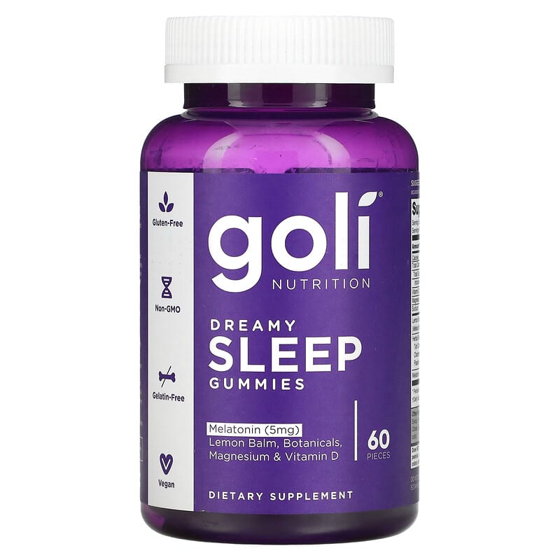 Goli Nutrition Dreamy Sleep Gummies 60 Pieces 8 Thực phẩm chức năng Goli Nutrition Dreamy Sleep Gummies 60 Pieces 055840402538