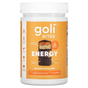 Thực phẩm chức năng Goli Nutrition Energy Bites Salted Caramel Chocolate 30 Pieces 055840400534