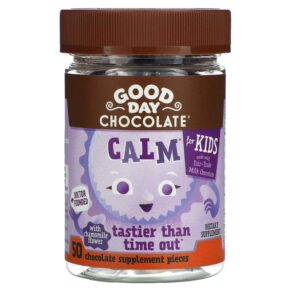 Thực phẩm chức năng Good Day Chocolate Calm For Kids 50 Chocolate Supplement Pieces 858982004321
