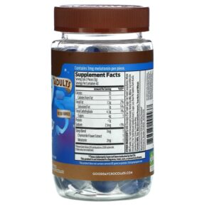 Thực phẩm bổ sung Good Day Chocolate Sleep Supplement For Adults 80 Candy Coated Pieces 858982004437