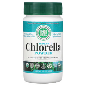Thực phẩm chức năng Green Foods Corporation Organic Chlorella Powder 2.1 oz (60 g) 083851204186