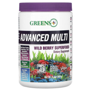 Thực phẩm chức năng Greens Plus Advanced Multi Wild Berry Superfood 9.4 oz (267 g) 769745100054
