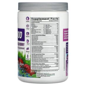 Thực phẩm bổ sung Greens Plus Organics Superfood Wild Berry 8.46 oz (240 g) 769745100085