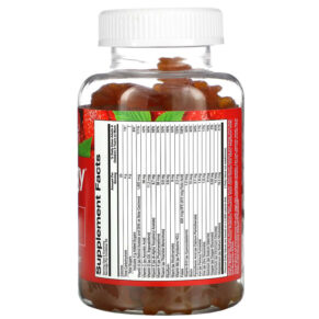 Thực phẩm bổ sung Gummiology Adult Multivitamin Gummies Natural Raspberry Flavor 100 Vegetarian Gummies 898220014767