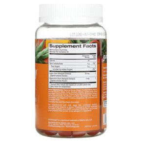 Thực phẩm bổ sung Gummiology Lutein & Zeaxanthin Gummies Tropical 90 Vegetarian Gummies 898220020850