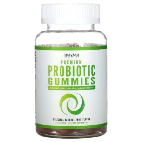 Thực phẩm chức năng Havasu Nutrition Premium Probiotic Gummies Natural Fruit 60 Gummies 850008464201