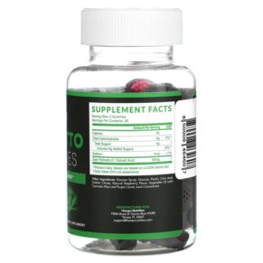 Thực phẩm bổ sung Havasu Nutrition Saw Palmetto Gummies Raspberry 60 Gummies 850008464607