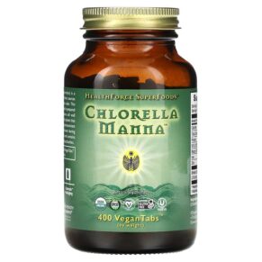 Thực phẩm chức năng HealthForce Superfoods Chlorella Manna 400 VeganTabs 650786000734