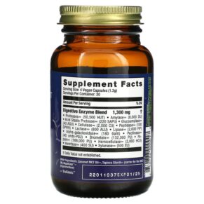 Thực phẩm bổ sung HealthForce Superfoods Digestion Enhancement Enzymes 120 VeganCaps 650786000017