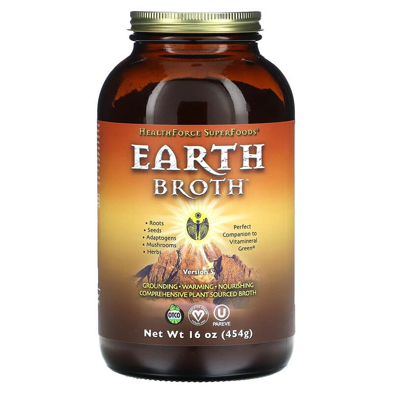 HealthForce Superfoods Earth Broth Version 5 16 oz (454 g) 8 Thực phẩm chức năng HealthForce Superfoods Earth Broth Version 5 16 oz (454 g) 650786000055