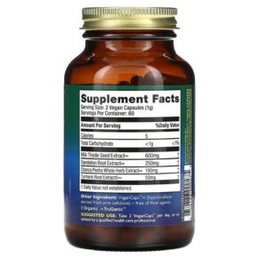 Thực phẩm bổ sung HealthForce Superfoods Liver Rescue Version 6 120 Vegan Caps 650786000475