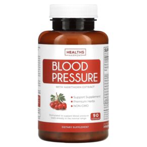 Thực phẩm chức năng Healths Harmony Blood Pressure with Hawthorn Extract 90 Capsules 638037152821