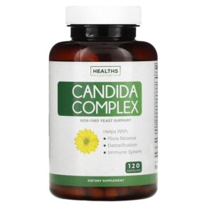 Thực phẩm chức năng Healths Harmony Candida Complex 120 Capsules 646648875770
