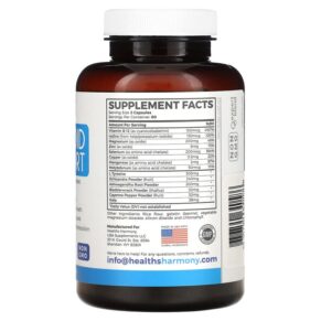 Thực phẩm bổ sung Healths Harmony Thyroid Support 120 Capsules 636790640586