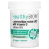 Thực phẩm chức năng HealthyBiom Lactobacillus Reuteri LRC with Vitamin D 5 Billion CFUs 60 Veggie Capsules 898220016495