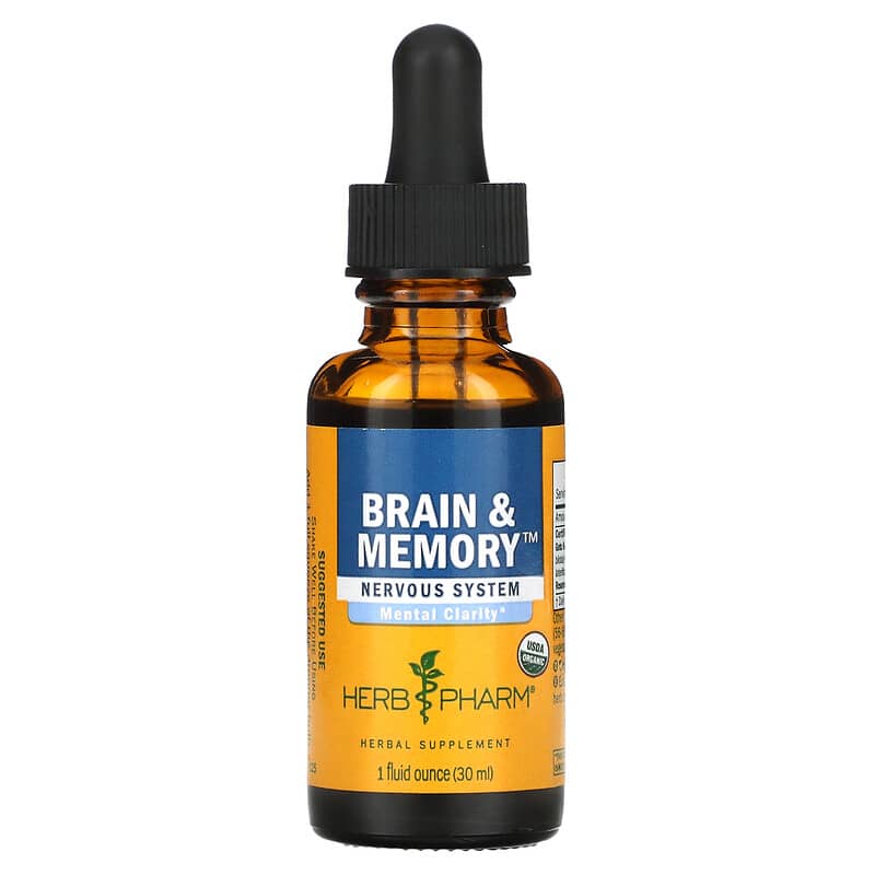 Herb Pharm Brain & Memory Nervous System 1 fl oz (30 ml) 8 Thực phẩm chức năng Herb Pharm Brain & Memory Nervous System 1 fl oz (30 ml) 090900000194