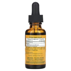 Herb Pharm Ginkgo Biloba 1 fl oz (30 ml) 3 Thực phẩm bổ sung Herb Pharm Ginkgo Biloba 1 fl oz (30 ml) 090700000615