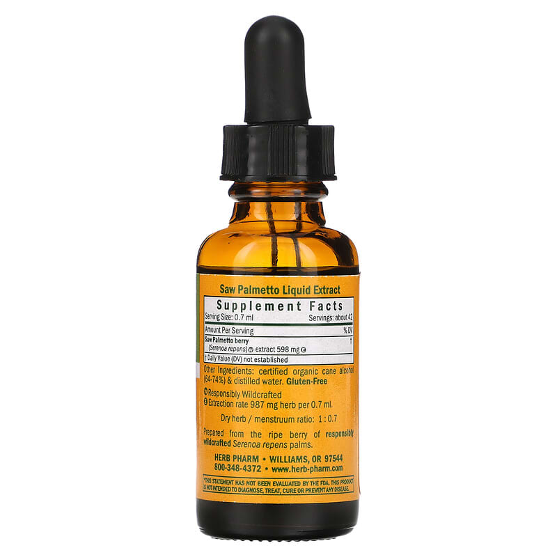 Herb Pharm Saw Palmetto 1 fl oz (30 ml) 2 Thực phẩm bổ sung Herb Pharm Saw Palmetto 1 fl oz (30 ml) 090800000218