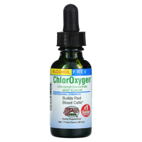 Thực phẩm chức năng Herbs Etc. ChlorOxygen Chlorophyll Concentrate Alcohol Free Mint 1 fl oz (30 ml) 765704319215