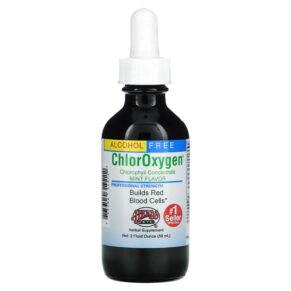 Thực phẩm chức năng Herbs Etc. ChlorOxygen Chlorophyll Concentrate Alcohol Free Mint 2 fl oz (59 ml) 765704319222