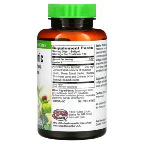 Thực phẩm bổ sung Herbs Etc. Essiac Tonic 120 Fast-Acting Softgels 765704604717