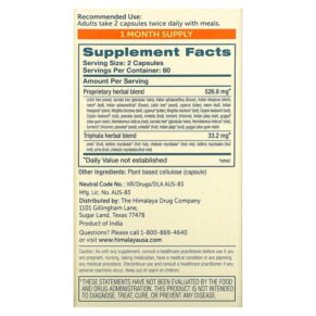 Thực phẩm bổ sung Himalaya DermaCare 120 Vegetarian Capsules 605069022019