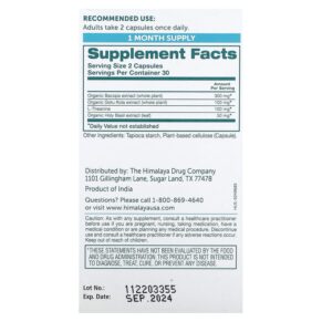 Thực phẩm bổ sung Himalaya Hello Calm Mind 60 Vegetarian Capsules 605069068222