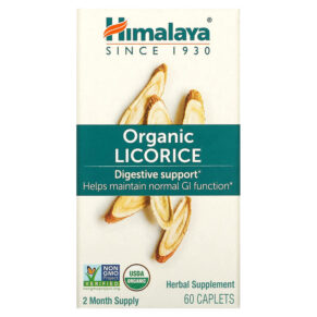 Thực phẩm chức năng Himalaya Organic Licorice Digestive Support 60 Caplets 605069420013
