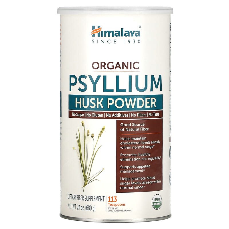 Himalaya Organic Psyllium Husk Powder 24 oz (680 g) 8 Thực phẩm chức năng Himalaya Organic Psyllium Husk Powder 24 oz (680 g) 605069064040