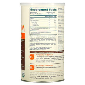 Thực phẩm bổ sung Himalaya Organic Psyllium Whole Husk 12 oz (340 g) 605069064033