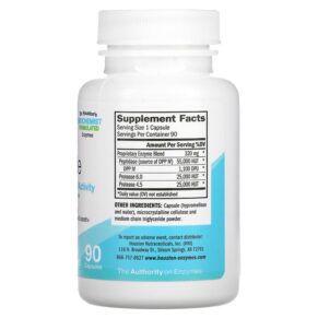 Thực phẩm bổ sung Houston Enzymes AFP Peptizyde 90 Capsules 898631000045