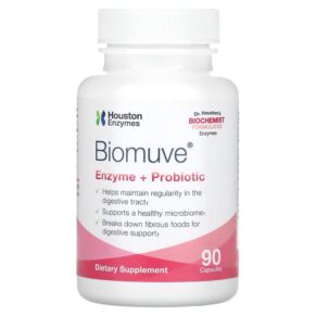 Thực phẩm chức năng Houston Enzymes Biomuve Enzyme + Probiotic 90 Capsules 898631000441