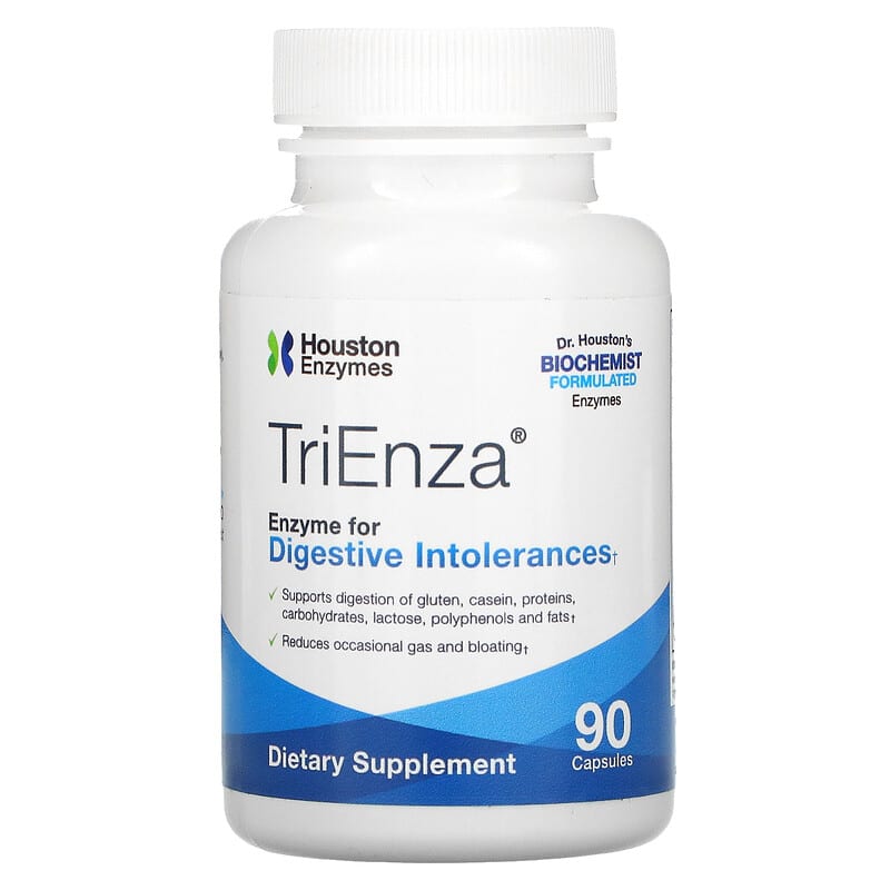 Houston Enzymes TriEnza Enzyme For Digestive Intolerances 90 Capsules 8 Thực phẩm chức năng Houston Enzymes TriEnza Enzyme For Digestive Intolerances 90 Capsules 898631000243