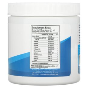 Thực phẩm bổ sung Houston Enzymes TriEnza Powder 115 g 898631000328