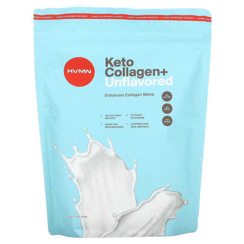HVMN Keto Collagen+ Unflavored 13.2 oz (375 g) 8 Thực phẩm chức năng HVMN Keto Collagen+ Unflavored 13.2 oz (375 g) 850632006341