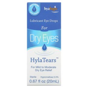 Thực phẩm chức năng Hyalogic LLC HylaTears Lubricant Eye Drops for Dry Eyes 0.67 fl oz (20 ml) 858259000704