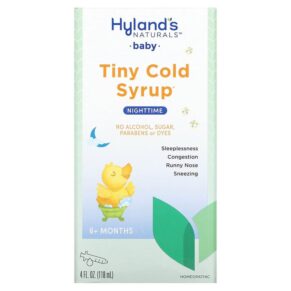Thực phẩm chức năng Hyland's Baby Tiny Cold Syrup Nighttime Ages 6 Months+ 4 fl oz (118 ml) 354973318014