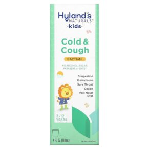 Thực phẩm chức năng Hyland's Kids Cold & Cough Daytime Ages 2-12 Unflavored 4 fl oz (118 ml) 354973307513