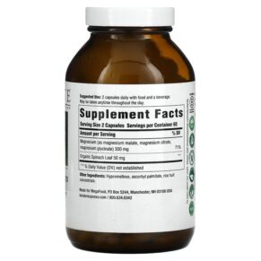 Thực phẩm bổ sung Innate Response Formulas Magnesium 300 120 Capsules 051494430033