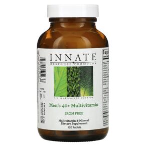 Thực phẩm chức năng Innate Response Formulas Men's 40+ Multivitamin Iron Free 120 Tablets 051494401637