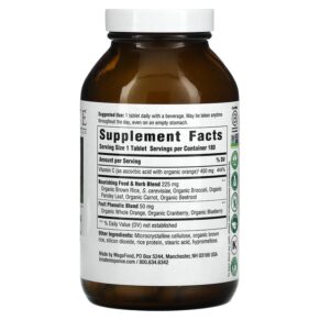 Thực phẩm bổ sung Innate Response Formulas Vitamin C-400 180 Tablets 051494400173