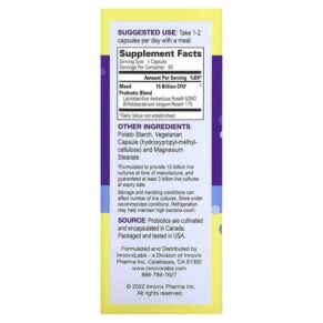 InnovixLabs Mood Probiotic Mood Support Supplement 60 Capsules 3 Thực phẩm bổ sung InnovixLabs Mood Probiotic Mood Support Supplement 60 Capsules 794504984750
