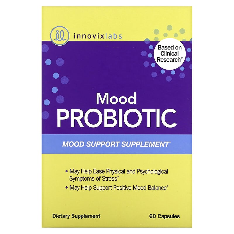 InnovixLabs Mood Probiotic Mood Support Supplement 60 Capsules 8 Thực phẩm chức năng InnovixLabs Mood Probiotic Mood Support Supplement 60 Capsules 794504984750