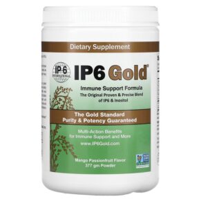 Thực phẩm chức năng IP-6 International IP6 Gold Immune Support Formula Powder Mango Passionfruit 377 gm 860005330829